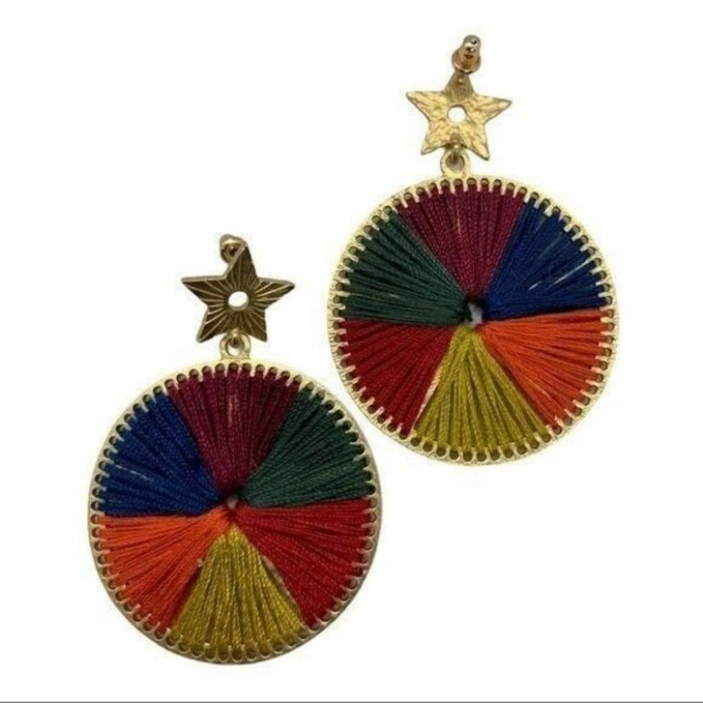 Woman Colorful Fashion Drop Earrings